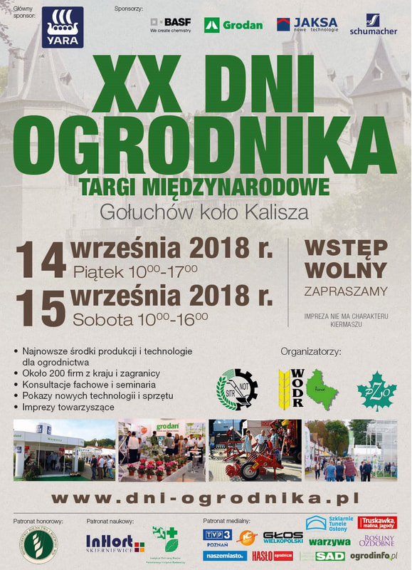 Dni Ogrodnika 2018 Plakat